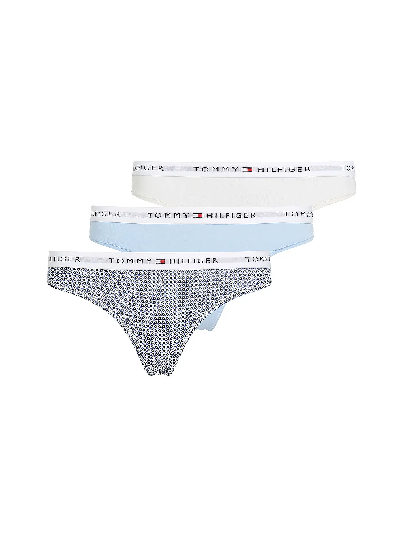 TOMMY HILFIGER | String 3-er Pkg purple | 